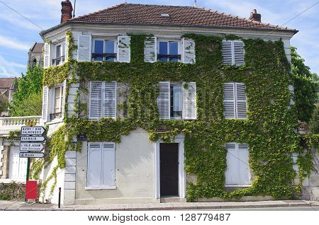 Traditional house in Auvers Sur Oise, France