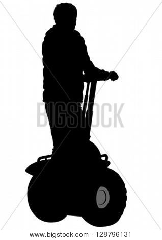 Silhouette athletes of skates on white background