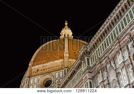 Night view of the Florence Duomo