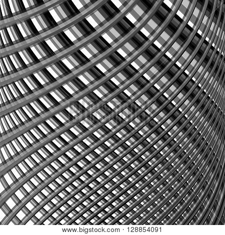 Design Monochrome Illusion Background