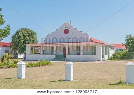 KARATARA SOUTH AFRICA - MARCH 4 2016: The Protea Community Hall in Karatara a village on the Seven Passes Road in the Garden Route
