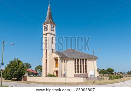KARATARA SOUTH AFRICA - MARCH 4 2016: The Dutch Reformed Church in Karatara a village on the Seven Passes Road in the Garden Route