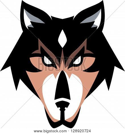 Wolf  illustration design .eps10 editable vector illustration design