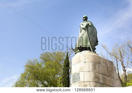Afonso Henriques statue, first king of Portugal - Guimaraes