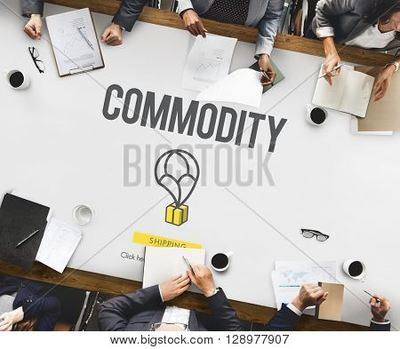 Commodity Distribution Freight Industrial Trade Concept