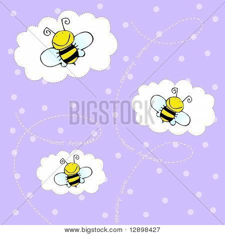 꿀벌과 배경