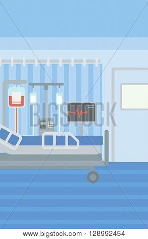 Background of hospital ward.