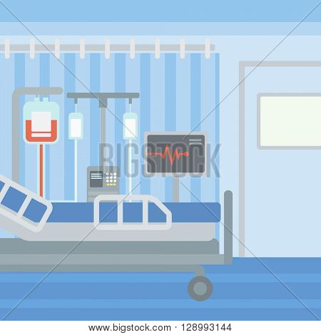 Background of hospital ward.