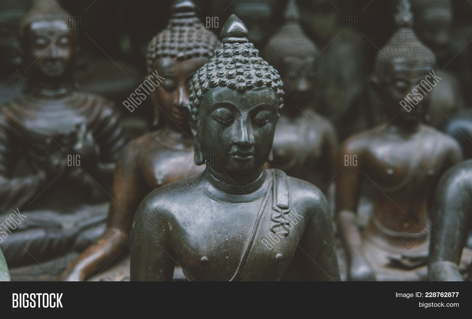 Old Buddha Statues On Image & Photo (Free Trial) Bigstock
