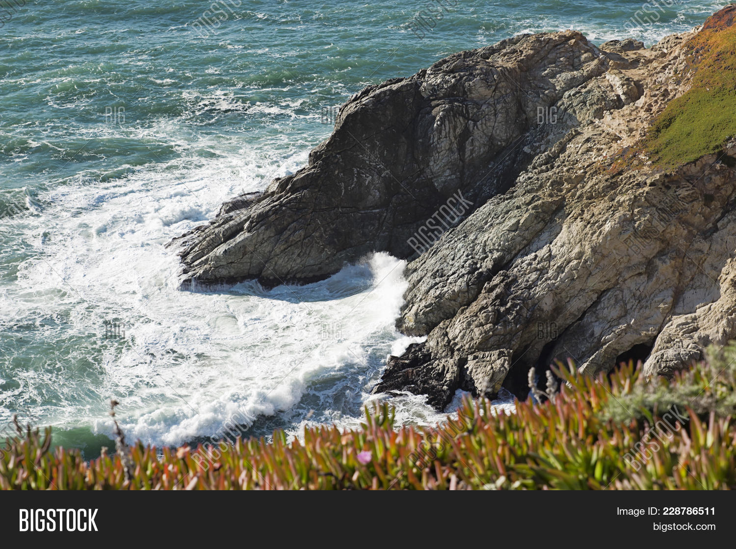 Devil's Slide Cliffs Image & Photo (Free Trial) | Bigstock