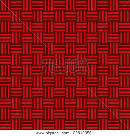Japanese Traditional Retro Wagara Seamless Pattern Background Square Geometry Cross Line