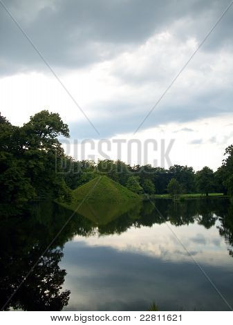 Reflexionen des Branitzer park