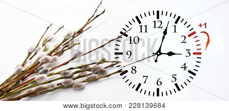 Daylight Saving Time. Change Clock To Summer Time.