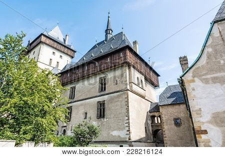 Karlstejn Is A Large Gothic Castle, Czech Republic