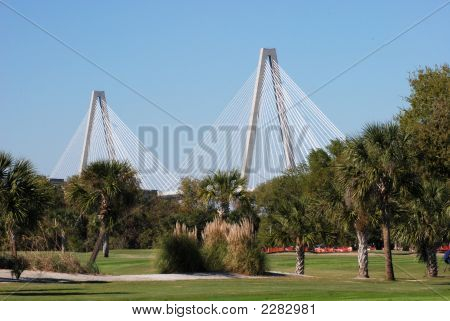Bridge Behind Golf Course