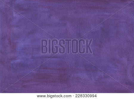 Clean Purple Watercolor Background Uniform Mixing Of Violet And Quinacridone Lilac