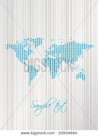 abstract background with map