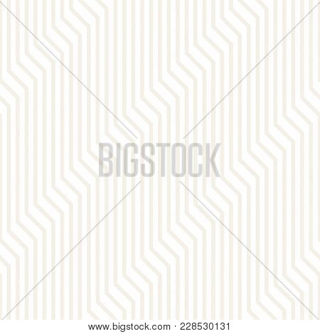 Vector Seamless Lattice Pattern. Modern Subtle Texture With Monochrome Trellis. Repeating Geometric 