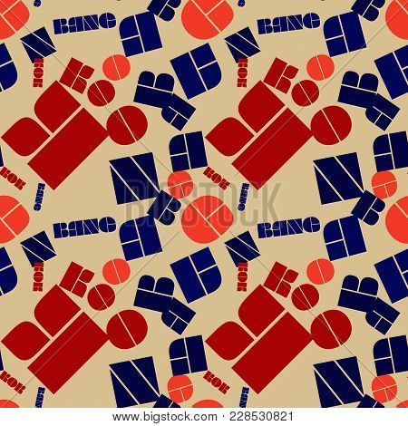 Bangkok Creative Pattern. Digital Design For Print, Fabric, Fashion Or Presentation.