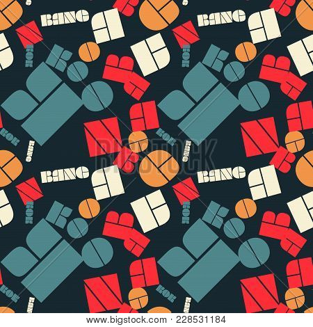 Bangkok Creative Pattern. Digital Design For Print, Fabric, Fashion Or Presentation.
