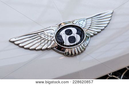 Samara, Russia - February 25, 2018: Bentley Logo 