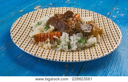 Buhorocha Bahsh Palov - Uzbek Cuisine,  Pilaf With Greens