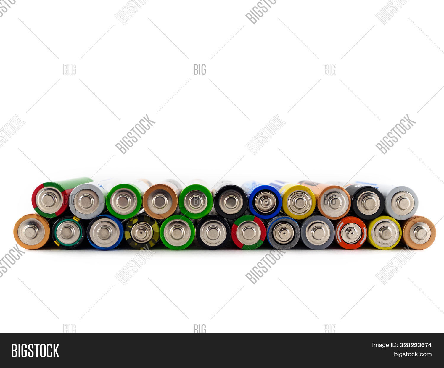 Old Aa Batteries Image & Photo (Free Trial) Bigstock