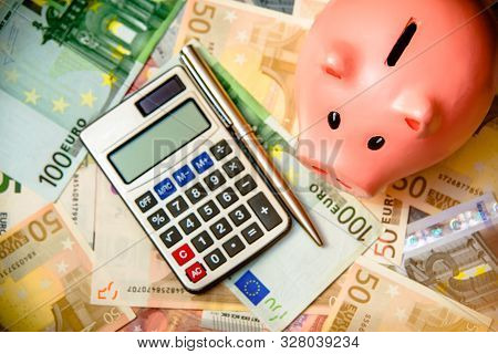 Piggy Bank Is Worth On European Currency