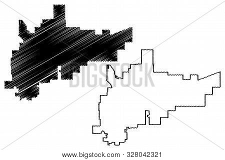 Amarillo City (united States Cities, United States Of America, Usa City) Map Vector Illustration, Sc