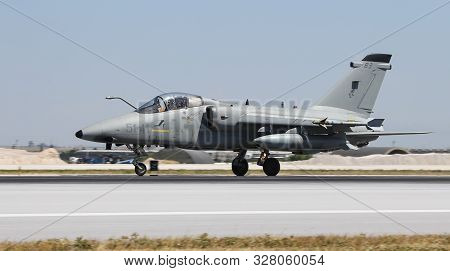 Konya, Turkey - June 26, 2019: Turkish Air Force General Dynamics F-16c Fighting Falcon (cn 4r-87) T