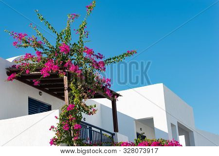 Architecture Details Of Greek Houses On Kos Island Greece