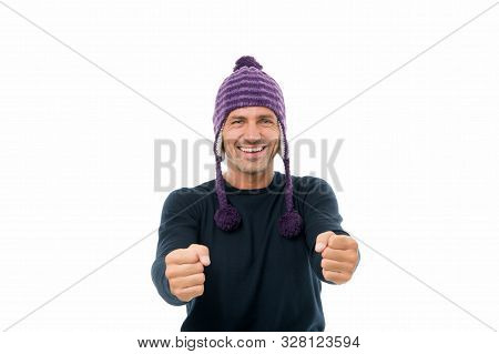 Imagination Will Get You Everywhere. Happy Man Imagine Driving Isolated On White. Imaginary Car Trav