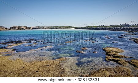Blue Waters Of Beautiful Stringray Bay In Victoria Australia