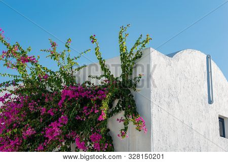 Architecture Details Of Greek Houses On Kos Island Greece