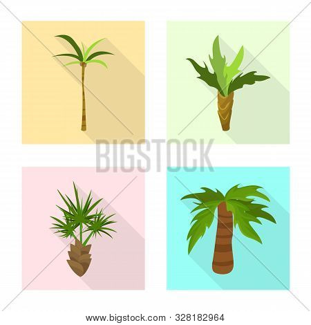 Vector Design Of Nature And Flora Icon. Set Of Nature And Ecology Stock Vector Illustration.