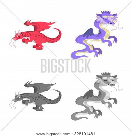 Vector Design Of Legend And Halloween Sign. Collection Of Legend And History Vector Icon For Stock.