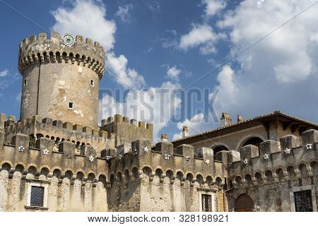 Historic Buildings Of Fiano Romano, Rome, Lazio, Italy