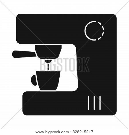Isolated Object Of Coffee And Machine Symbol. Set Of Coffee And Beverage Stock Vector Illustration.