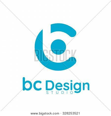 Bc Company Group Linked Letter Logo Design. Stock Vector Illustration Isolated On White Background.