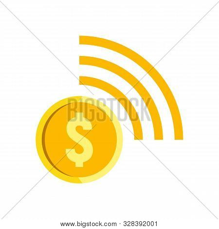 Contactless Payment Icon. Flat Illustration Of Contactless Payment Vector Icon For Web Design
