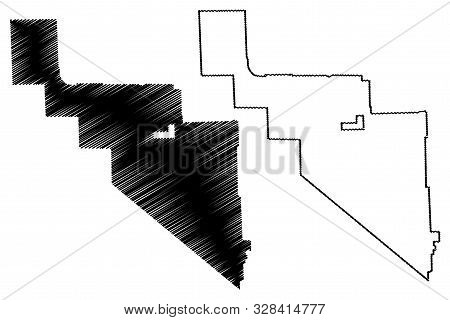 Hialeah City ( United States Cities, United States Of America, Usa City) Map Vector Illustration, Sc