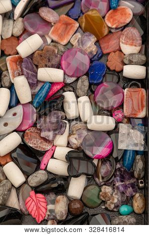 Variety Mix Plastic Bijoux Gem Stones Decoration