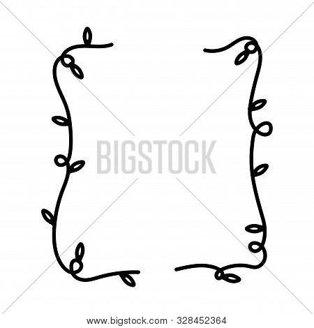 Merry Christmas Lights Colors Decoration Vector Illustration Design