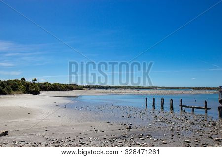 View Of Okarito Lagoon, West Coast Of New Zealand