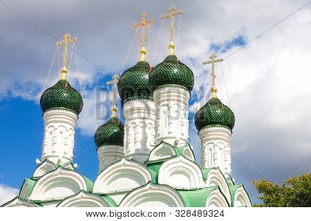Domes Of Church Of Blessed Michael And Theodore