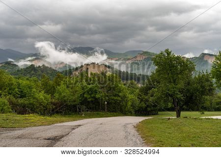 Road To Medieval Orthodox Monastery Of Rozhen, Near Melnik, Bulgaria