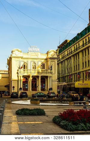 Bucharest City Tour - Odeon Theater (teatrul Odeon Bucuresti) In Bucharest, Romania, 2019