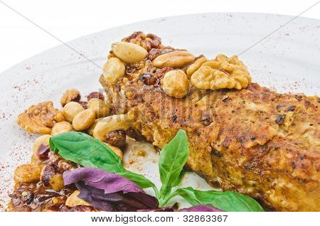 Cat-fish In Honey-nut Sauce