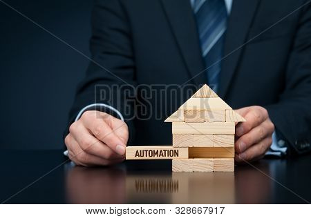 Implementation Of Home Automation To Your House. Smart Home, Intelligent House, Home Automation And 