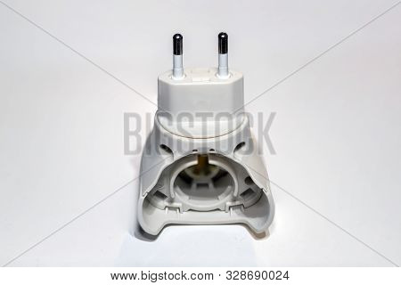 Electric Mosquito Repellent Plug On White Background